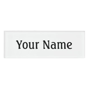 New Customisable Items Name Tag