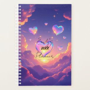 New Cute Purple Clouds  Planner