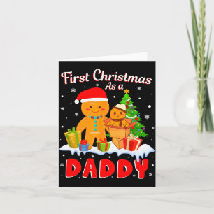 New Dad Christmas Costume First Christmas As A Dad Card