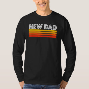 New Dad Cool Vintage 80s Sunset Retro Soon To Be D T-Shirt