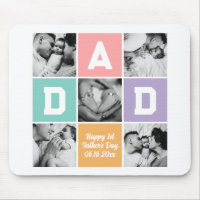 New Dad First Father's Day Family Photo Grid