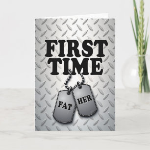 New Dad Metallic Father Card