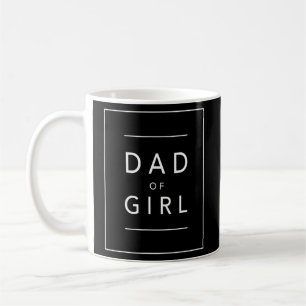 New Dad of Girl Pregnancy Announcement Proud Girl Coffee Mug