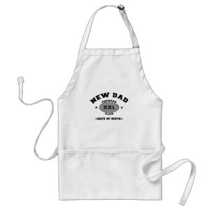 New Dad Personalised Gift XXL Standard Apron