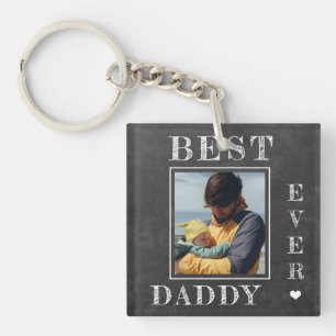 New dad photo personalised First Fathers Day Key Ring