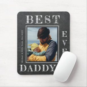 New dad photo personalised First Fathers Day Mouse Pad
