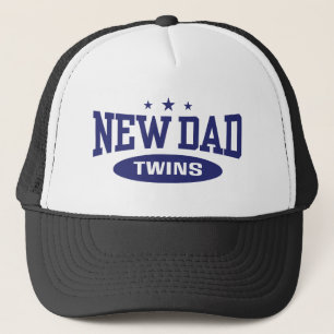 New Dad Twins Trucker Hat