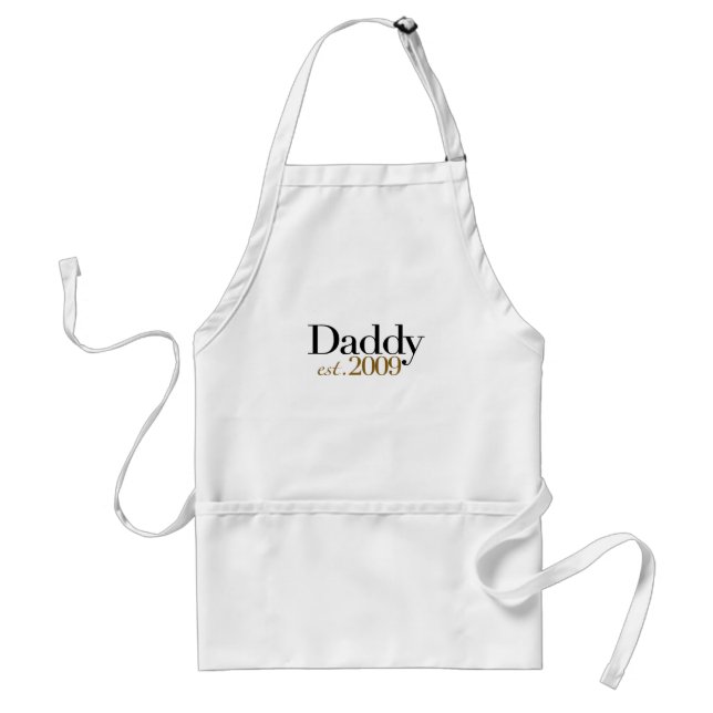 New Daddy Est 2009 Standard Apron (Front)