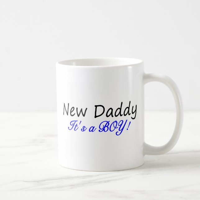 New Daddy Its A Boy Coffee Mug (Right)