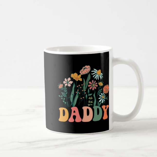 New Daddy Wildflower First Birthday &amp; Baby Sho Coffee Mug (Right)
