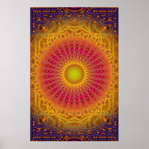 New Dawn Mandala Poster