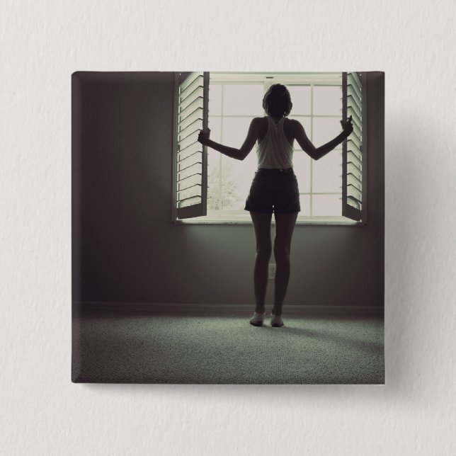 New Day 15 Cm Square Badge (Front)