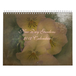 New Day Garden's 2012 Calendar- Antiqued Style Calendar