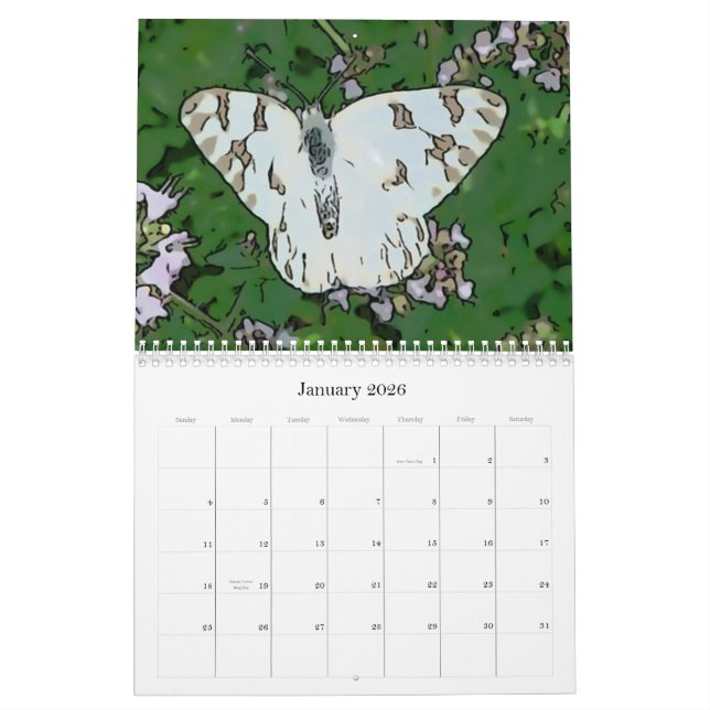 New Day Gardens 2012 Calendar- Watercolor Style Calendar (Jan 2026)