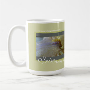 New Day Gardens Mug- Irises Living Art Coffee Mug