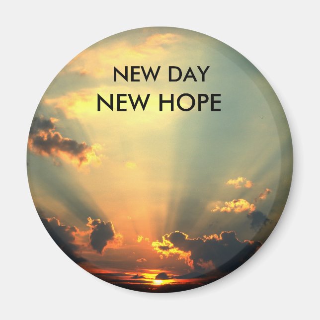 NEW DAY, NEW HOPE Magnet (Front)