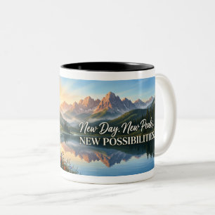 New Day New Peaks Coffee Mug