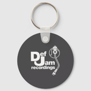 New Def Jam Recordings Logo Clic Rap Hip Hop Me  Key Ring