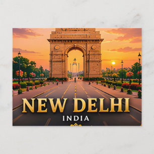 New Delhi India Capital Discovery 🕌 Postcard