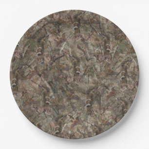 New design camouflage for the hunter High-Top snea Paper Plate