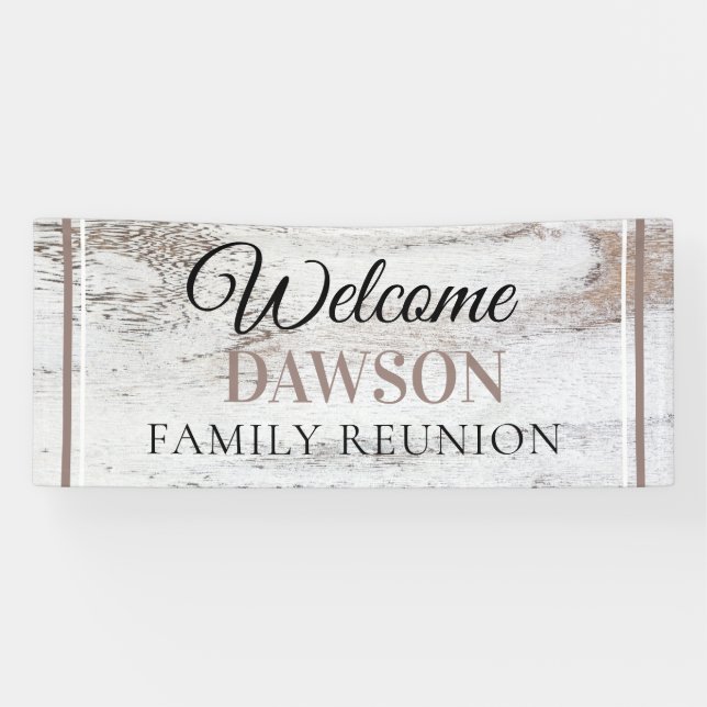 New Design! CUSTOM Family Reunion banner (Horizontal)