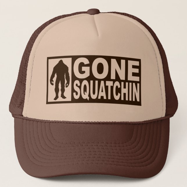 *NEW*DESIGN* GONE SQUATCHIN Hat - *BOBO*EDITION* (Front)