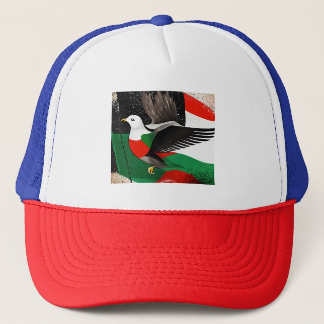 New Design Palestin Trucker Hat (Front)