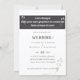 NEW! Design Your Own Wedding Item