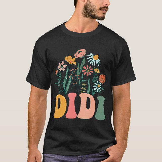 New Didi Wildflower First Birthday  Baby Shower  T-Shirt (Front)