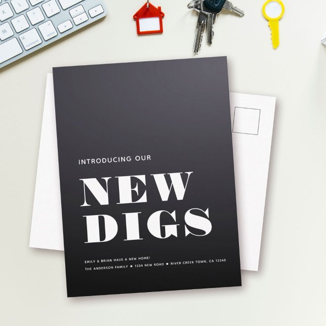 NEW DIGS Simple Modern Minimal Moving Announcement (Creator Uploaded)