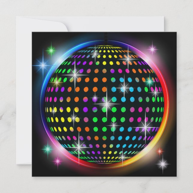 New DISCO Party - SRF Invitation (Front)