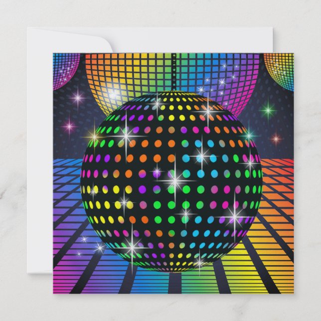 New DISCO Party - SRF Invitation (Front)