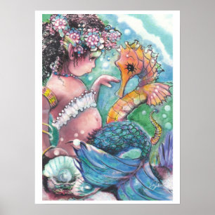 "New Discoveries" Mermaid Poster