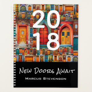 New Doors Await 2018 Modern Contemporary Planner