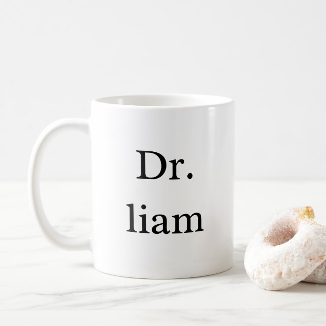 New Dr Gift,  PHD Graduation Medical Student  Gift Coffee Mug (With Donut)