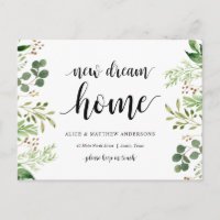 New Dream Home Address Announcement, Greenery