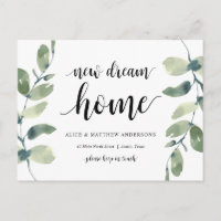 New Dream Home Address Announcement, Greenery