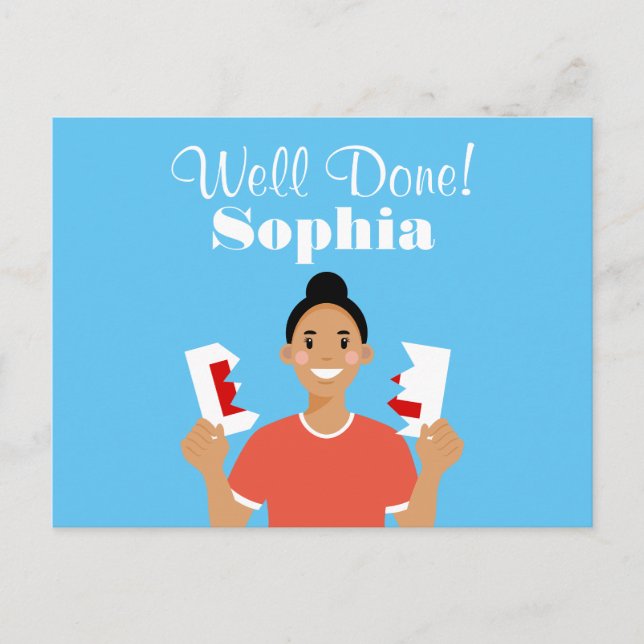 New Driver Avatar Announcement Postcard (Front)