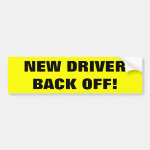 New Driver Bumper Sticker