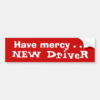 New Driver Bumper Sticker