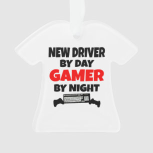 New Driver by Day Gamer by Night Ornament
