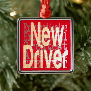 New Driver Extraordinaire Metal Ornament