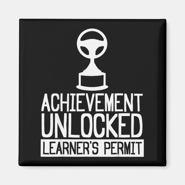 New Driver Learner Permit Driving School - Driver' Magnet (Front)