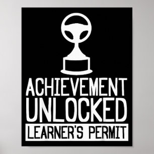 New Driver Learner Permit Driving School - Driver' Poster