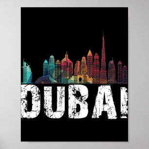 New Dubai Love Skyline Uni For Holidays In Dubai  Poster