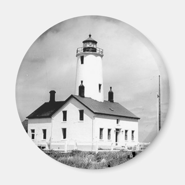 New Dungeness Lighthouse Magnet (Front)