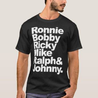 New Edition Ronnie, Bobby, Ricky, Mike, Ralph & T-Shirt