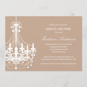 NEW ELEGANCE BRIDAL SHOWER INVITATION