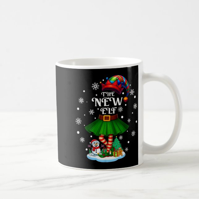 New Elf Squad Xmas Women Girls Mom Christmas Famil Coffee Mug (Right)