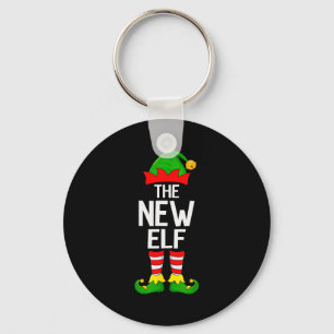 New Elf Xmas Matching Family Elf Squad Christmas  Key Ring